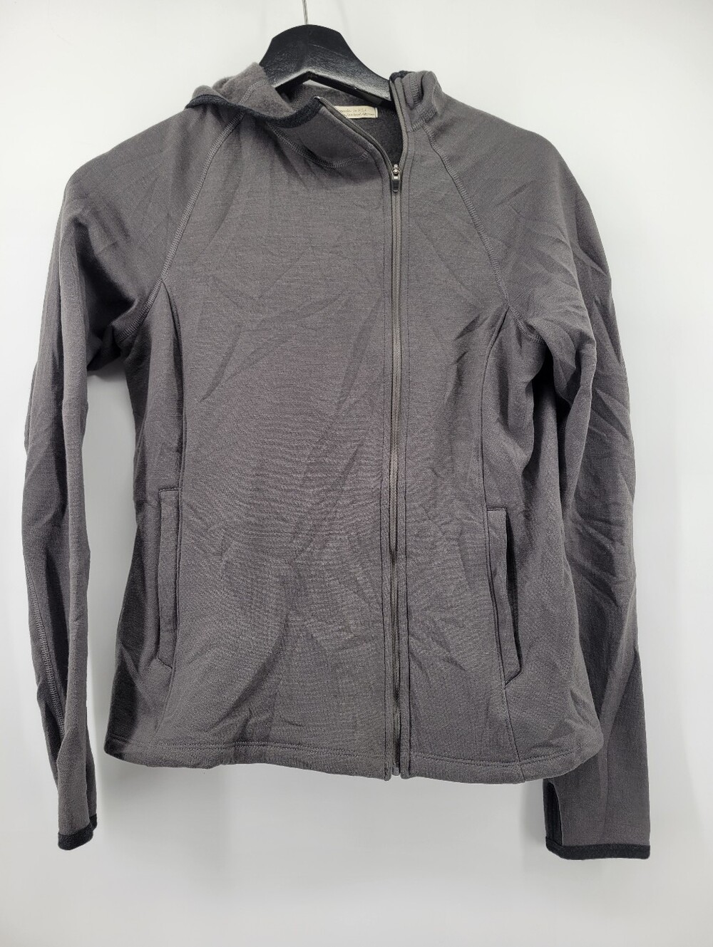 Ibex Nomad Full-Zip Hoodie for women Gray Size Small